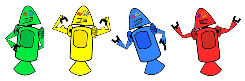 Primeiros mascotes da Android